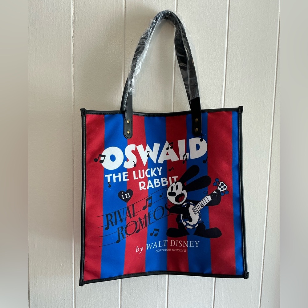New Disney Parks Walt Disney World 100th Oswald The Lucky Rabbit Tote Bag